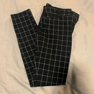 Old Navy Pixie High Rise Windowpane Stretch Ankle Pants - Size 4